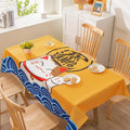 Ljojo Light Luxury Rectangular Tablecloth with Oil-Proof and Anti-Scalding Features