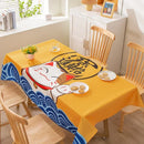 Ljojo Light Luxury Rectangular Tablecloth with Oil-Proof and Anti-Scalding Features
