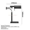 Ljojo Luxury Black Leather Desk Lamp for Hotel Sales Office