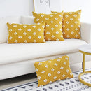 Cotton Cushion Cover for Sofa Living Room Car by Ljojo - 45*45 Decorative Pillowcase