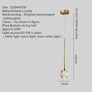 Ljojo Luxury Crystal Chandelier Pendant Light for Home Decor, Bedroom, Restaurant, Bar
