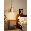 Japanese Modern Wabi Sabi Yellow Cave Stone Chandelier for Bedroom by Ljojo