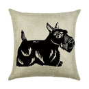 Ljojo Linen Pillowcase: Cartoon Digital Print Pattern for Office, Car, Home Sofa