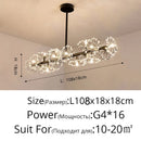 Dandelion Flower Chandelier LED Romantic Home Decoration Ljojo Bouquet Lamp