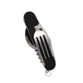 Ljojo 4-in-1 Stainless Steel Pocket Utensil Set for Outdoor Camping