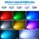 Ljojo™ Wash Lights 4x12W RGBW LED Par Lights for DJ Disco Party Event