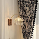French Luxury Copper Crystal Wall Lamp | Rechargeable | Walnut Lighting | Ljojo