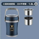 Ljojo 3-Layer Insulated Stainless Steel Student Bento Lunch Box