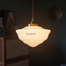 Ljojo 30cm Glass LED Pendant Lights with Copper Socket for Modern Interiors