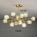 Crystal Chandelier Pendant Light by Ljojo - Luxury Living Room Ceiling Lamp Fixture