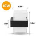 Ljojo LED Wall Light for Exterior and Interior, Facade and Garden Lighting