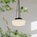 French Retro Medieval Cream Glass Ceiling Lights LED E27 Home Decorative Ceiling Lamp Ljojo