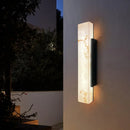 Ljojo Marble LED Wall Light: Modern Minimalist Outdoor Waterproof Porch Lamp.
