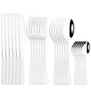 Black Stainless Steel Cutlery Set for Family Parties by Ljojo