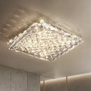 Ljojo Modern Gold Crystal Chandelier Ceiling Lamp for Dining Living Bedroom Island Decor