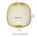 Foscarini Spokes 1/2 Suspension Pendant Light: Elegant White Birdcage Lamp for Dining Room