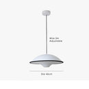 Ljojo Modern Acrylic UFO Pendant Chandelier for Indoor Decor