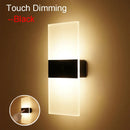 Ljojo LED Wall Lamp | Motion Sensor Switch | Acrylic Night Light for Bedroom
