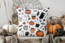 Cozy Halloween Library Pillow Cover for Sofa, Bedroom & Car by Ljojo