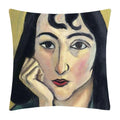 Ljojo Matisse Portrait Art Printed Cushion Cover 45X45cm