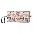 Ljojo Minnie Mouse Makeup Bag Cosmetic Pouch - Cute Cartoon Merch for Girl Woman