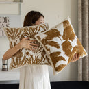 Ljojo Light Luxury Brown Chenille Sofa Pillowcase - Home Decor Piece