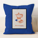 Ljojo Line Art Coffee Cushion Cover for Home & Car Decor