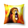 Lion Pattern Polyester Cushion Cover by Ljojo - Home decoration Pillow Cover