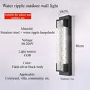 Ljojo Modern Outdoor LED Wall Light for Villa Entrance Garden - SANDYHA Long Strip Lamp