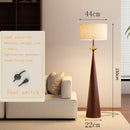 Ljojo Minimalist Cloth Cover Floor Lamp Modern Living Room Bedroom Home Decoration Light