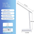 Ljojo™ 4000mAh Folding Table Lamp with Touch Dimmable LED Light