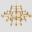 Ljojo Metal Pendant Chandelier: Modern Luxury G9 LED Lighting Fixture
