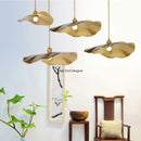 Ljojo Lotus Leaf LED Chandelier: Modern Nordic Style Pendant Light for Home Interior