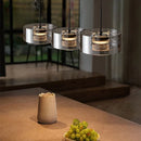 Italian Minimalist Restaurant Glass Dining Table Pendant Light by Ljojo
