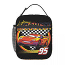 Ljojo Lightning Mcqueen Insulated Lunch Bag for School, Bento Box Cooler