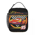 Ljojo Lightning Mcqueen Car Sally Lunch Bag - Portable Thermal Cooler Lunch Box