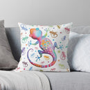 Cute Animal Print Pillowcase by Ljojo for Bedroom & Living Room