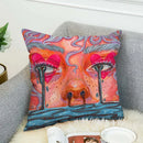 Ljojo 40x40 Jane Koluga Art Pillow Cover for Home Decor and Car Sofa Fall Theme