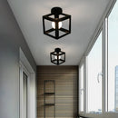 Ljojo Loft Cube Iron Ceiling Lamp for Indoor Lighting 110V220V