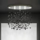 Ljojo LED Glass Ceiling Chandelier for Hotel Lobby Restaurant Art Lighting Fixtures