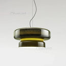 Ljojo Light Luxury Brown Glass Pendant Lamp
