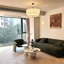 Ljojo Fabric Led Chandelier Modern Hanging Lamp for Living Bedroom - Wabi Sabi Decor