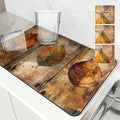 Ljojo Maple Anti-Skid Kitchen Mat: Absorbent, Quick Dry, Non-Slip Tray Pad