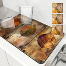 Ljojo Maple Anti-Skid Kitchen Mat: Absorbent, Quick Dry, Non-Slip Tray Pad