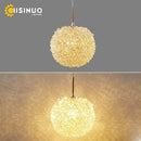 Ljojo Luxury Crystal Ball Pendant Chandelier for Bedroom and Bar Decor