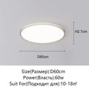 Ljojo LED Ceiling Light: Remote Dimming Modern Fixture for Home Decor