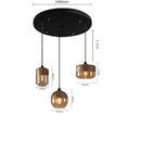 Nordic Wood Grain Color Led Pendant Lamp Modern Glass Pendant Lamp by Ljojo