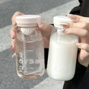 Ljojo Mini Portable Water Bottle with Tea Strainer - Small Capacity Reusable Drinking Cup