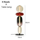 Denmark Colored Glass Desk Lamp for Living Room by Ljojo