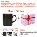 Ljojo Magic Photo Mug Customized with Your Image and Text - Ceramic Tea Cup